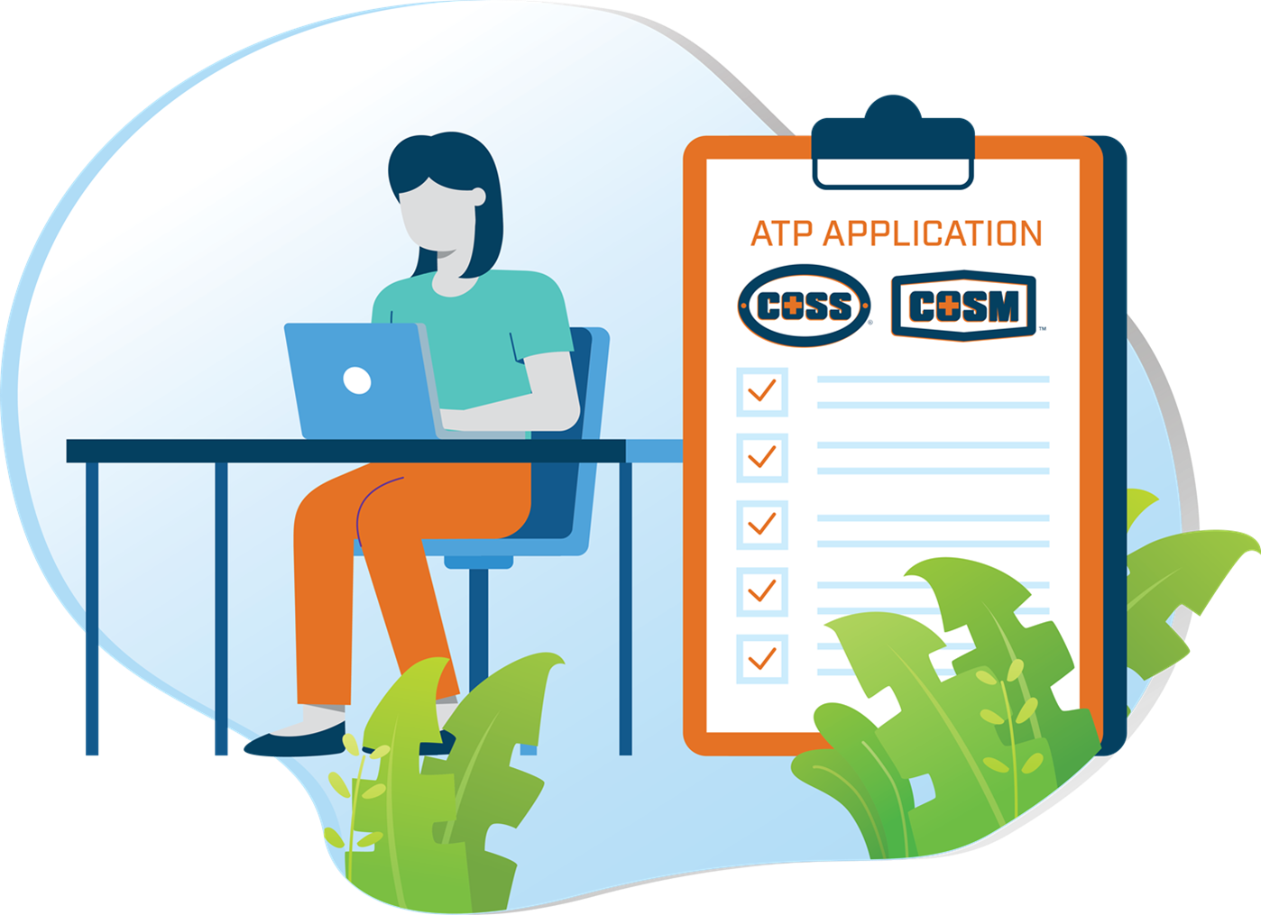 Complete an ATP application